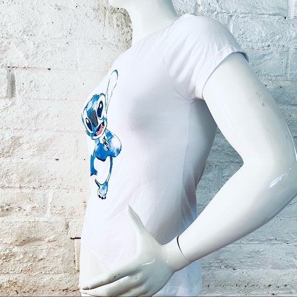 Lilo stitch  shirt white size L - Picture 3 of 6